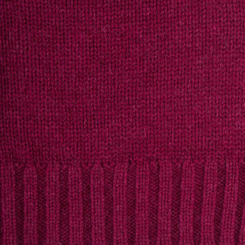 Doré Doré Bonnet En Laine Mérinos Et Cachemire - Framboise
