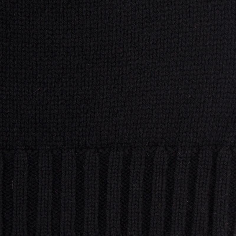 Doré Doré Bonnet Unisexe En Laine Et Cachemire - Noir