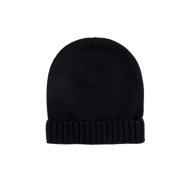 Doré Doré Bonnet Unisexe En Laine Et Cachemire - Noir