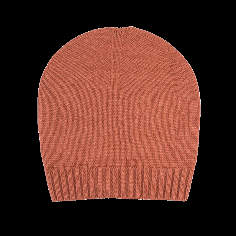 Doré Doré Bonnet Unisexe En Laine Et Cachemire - Orange écureuil