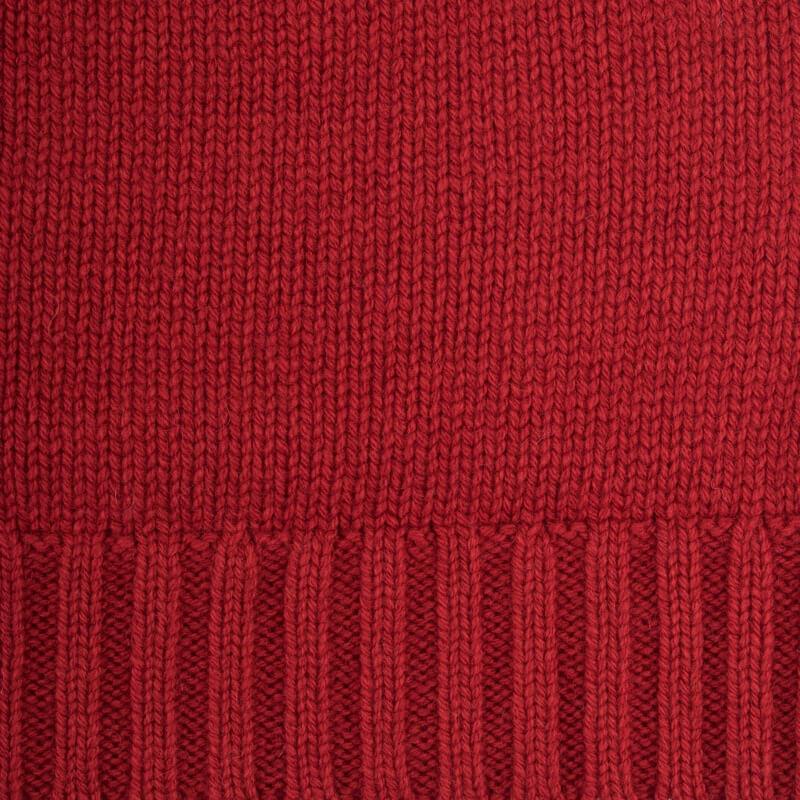 Doré Doré Bonnet Unisexe En Laine Et Cachemire - Rouge Ponceau