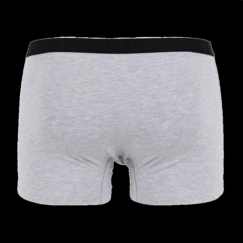Doré Doré Boxer Pour Homme En Coton Stretch Mélangé Uni Avec Bande élastique Portant Le Logo De La Marque - Gris Rocheux