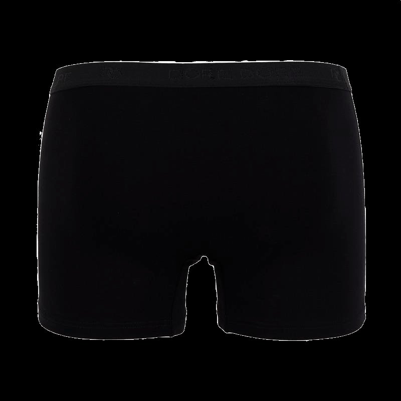 Doré Doré Boxer Pour Homme En Coton Stretch Uni Avec Bande élastique Siglée - Noir