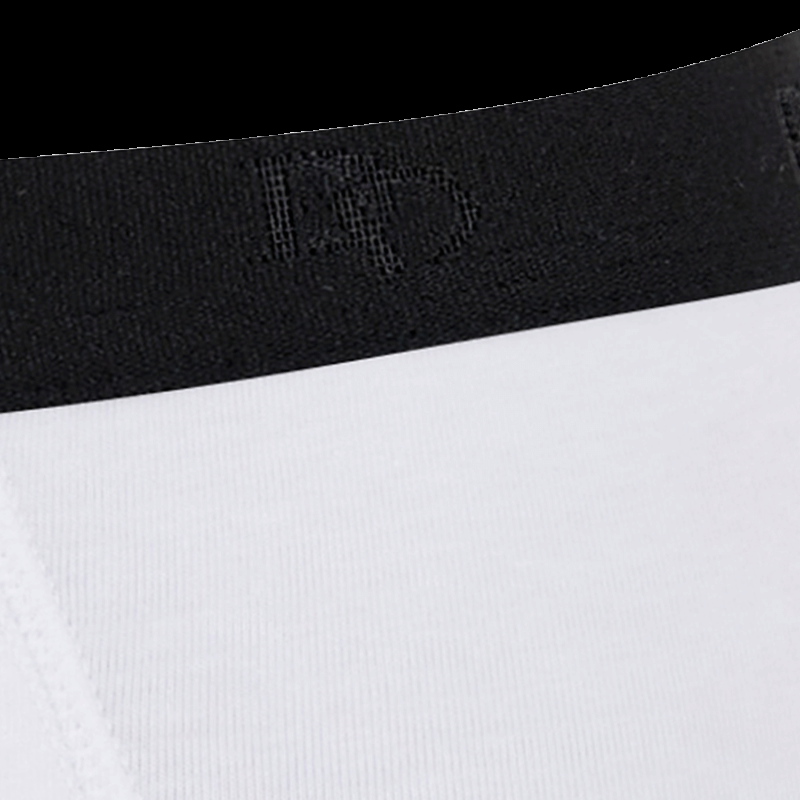 Doré Doré Boxer Pour Homme En Coton Stretch Uni Avec Bande élastique Siglée - Blanc