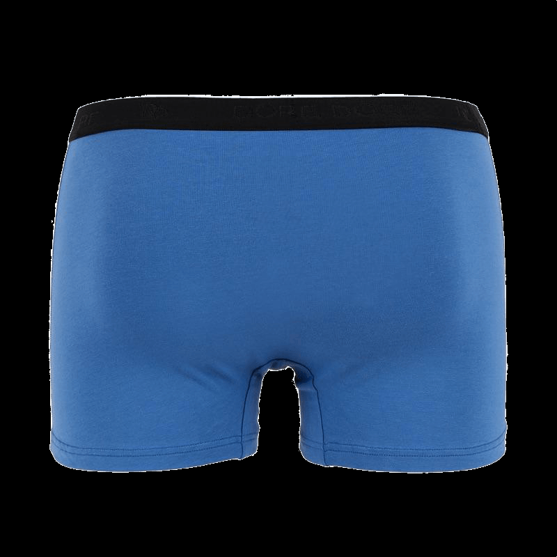 Doré Doré Boxer Pour Homme En Coton Stretch Uni Avec Bande élastique Siglée - Bleu Macadam