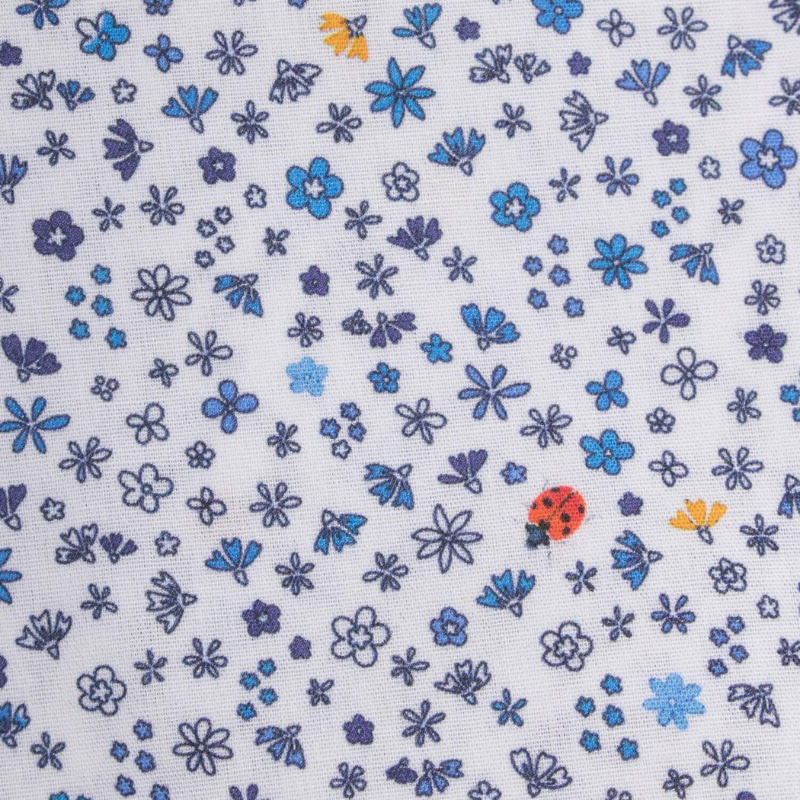 Doré Doré Caleçon Homme En Coton à Motif - Bleu Bassin & Rouge Ponceau