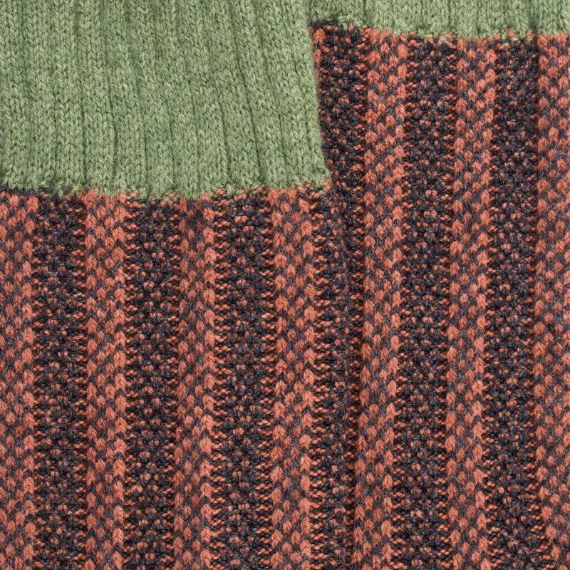 Doré Doré Chaussettes à Côtes Pour Femmes En Laine Vierge De Riz Viscose Et Cachemire - Gris Anthracite