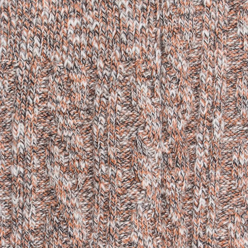 Doré Doré Chaussettes Chinées Avec Torsades En Coton Recyclé
