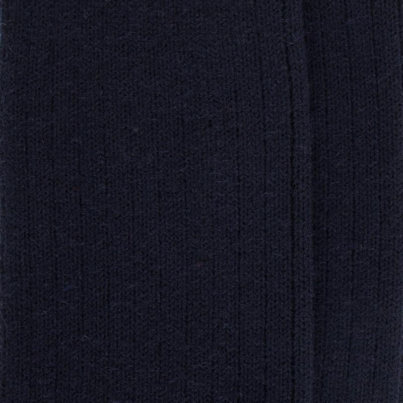 Doré Doré Chaussettes Côtelées En Laine Mérinos épaisse - Bleu Foncé