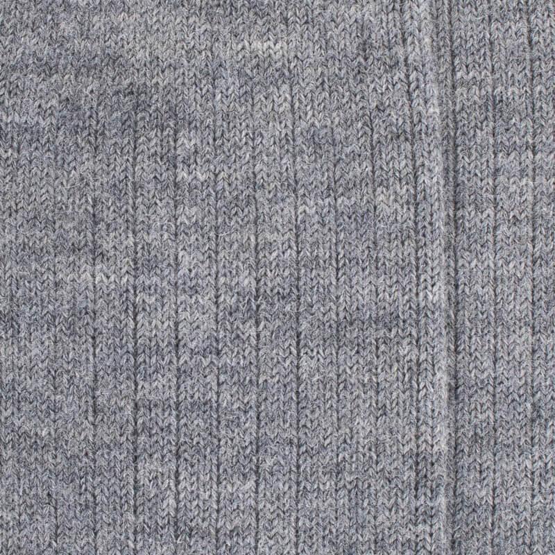 Doré Doré Chaussettes Côtelées En Laine Mérinos épaisse - Gris Oxford