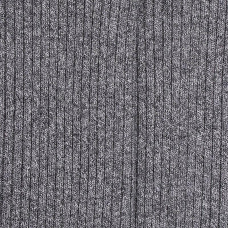 Doré Doré Chaussettes Côtelées Pour Femmes En Laine Vierge Viscose Et Caschmere Coloris Unis. - Gris Oxford