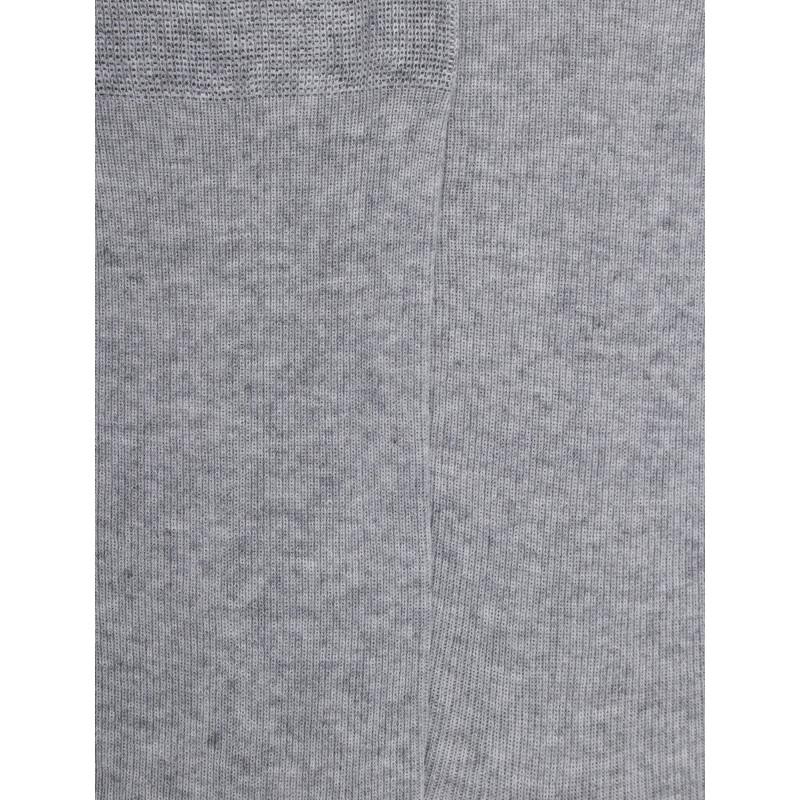 Doré Doré Chaussettes Courtes Pour Hommes En TENCEL™ Lyocell à Côtes Unies. - Gris Rocheux
