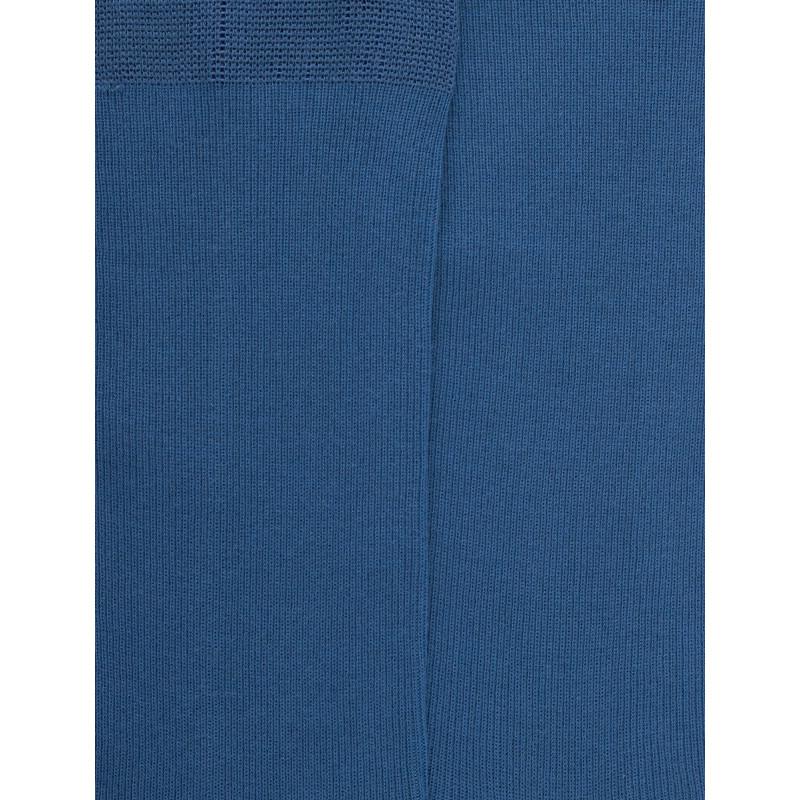 Doré Doré Chaussettes Courtes Pour Hommes En TENCEL™ Lyocell à Côtes Unies. - Bleu Naval