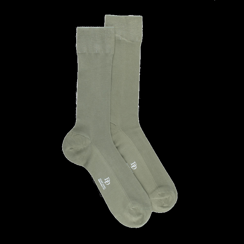 Doré Doré Chaussettes Courtes Pour Hommes En TENCEL™ Lyocell à Côtes Unies. - Aulne