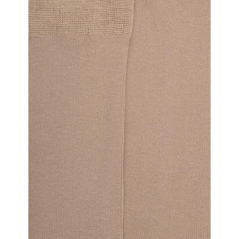Doré Doré Chaussettes Courtes Pour Hommes En TENCEL™ Lyocell à Côtes Unies. - Sable