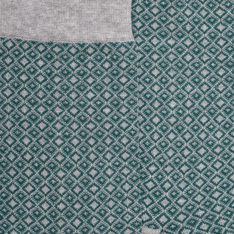 Doré Doré Chaussettes En Coton à Motifs De Diamants Pour Hommes - Gris Rocheux
