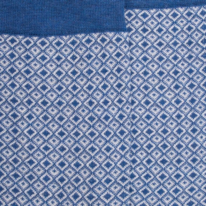 Doré Doré Chaussettes En Coton à Motifs De Diamants Pour Hommes