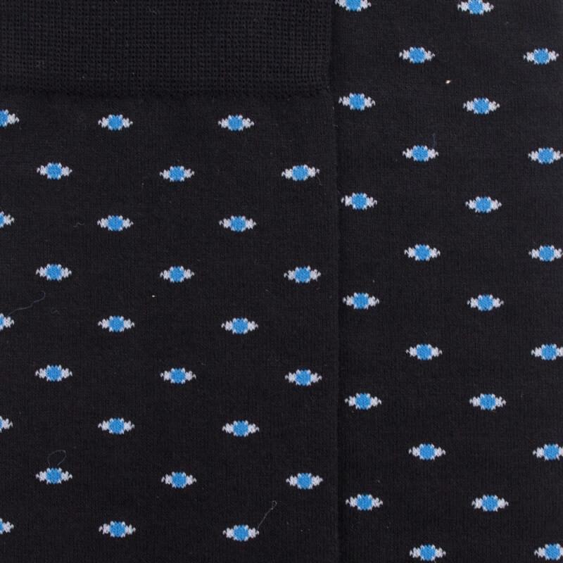 Doré Doré Chaussettes En Coton égyptien Pour Hommes Avec Motifs D'yeux - Noir