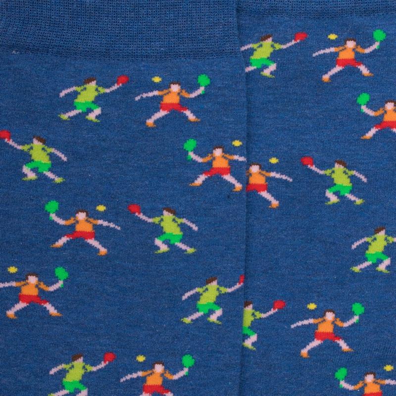 Doré Doré Chaussettes En Coton Pour Hommes Joueurs De Raquette Fantaisie
