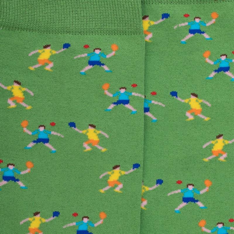 Doré Doré Chaussettes En Coton Pour Hommes Joueurs De Raquette Fantaisie - Avocat