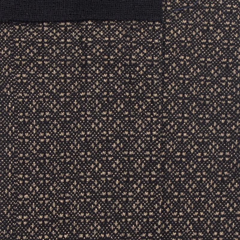 Doré Doré Chaussettes En Laine à Motifs Pour Femmes - Noir