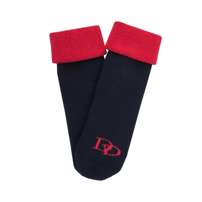 Doré Doré Chaussettes Enfant Anti Dérapant - Bleu Et Rouge