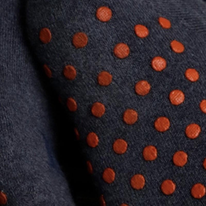 Doré Doré Chaussettes Enfant Anti Dérapant - Gris Et Rose