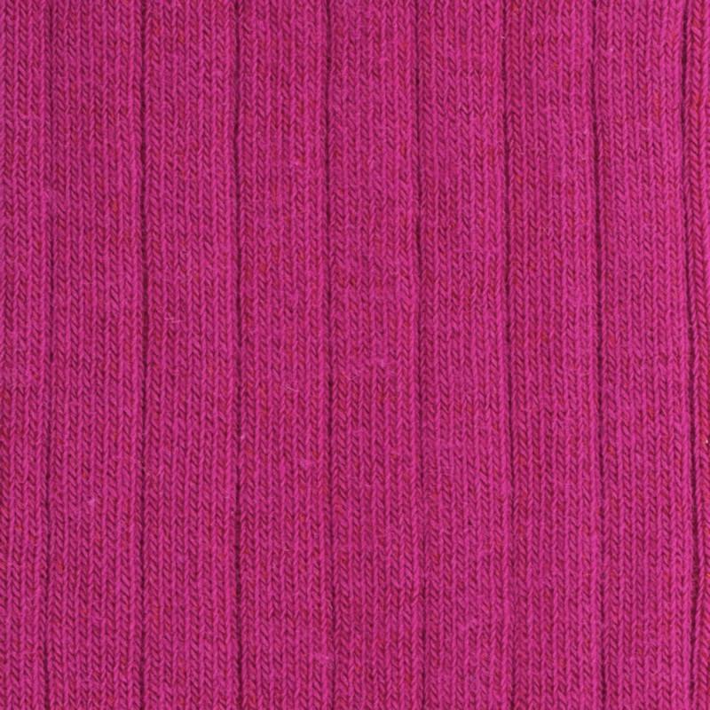 Doré Doré Chaussettes Enfant Côtelées En Coton Doux - Fushia