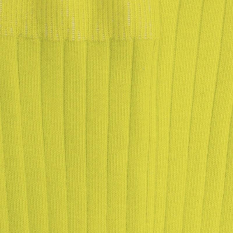 Doré Doré Chaussettes Enfant Côtelées En Coton Doux - Jaune