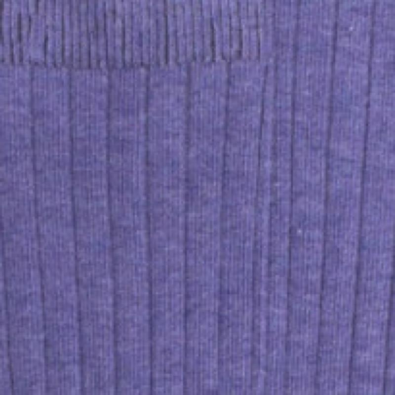 Doré Doré Chaussettes Enfant Côtelées En Coton Doux - Violet