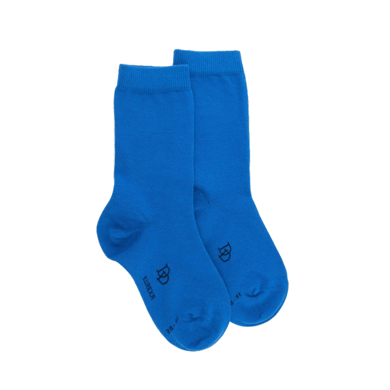 Doré Doré Chaussettes Enfant En Coton égyptien - Bleu Cosmos