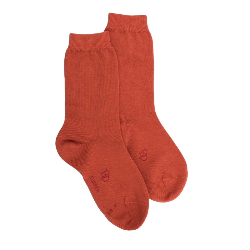doré doré Chaussettes enfant en coton égyptien - Cuivre