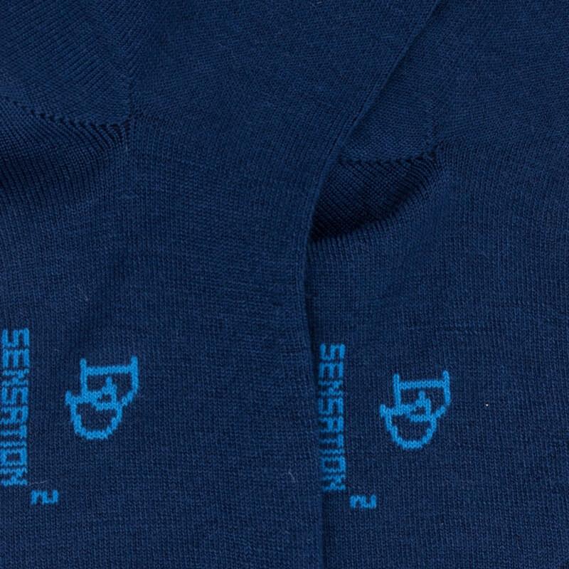Doré Doré Chaussettes Enfant En Laine Et Coton - Bleu Voilier