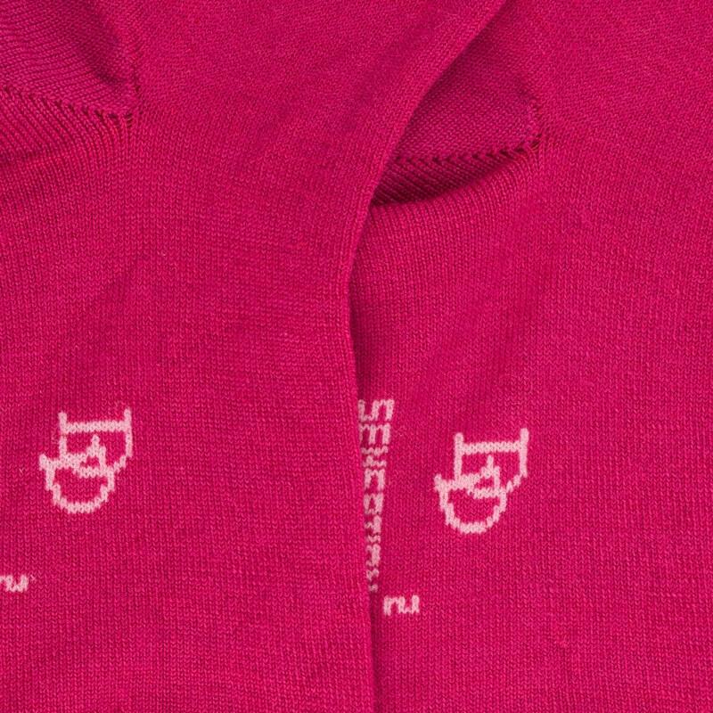 Doré Doré Chaussettes Enfant En Laine Et Coton - Rose Oléandre