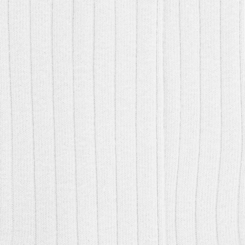 Doré Doré Chaussettes Enfants Côtelées En Coton Doux - Blanc
