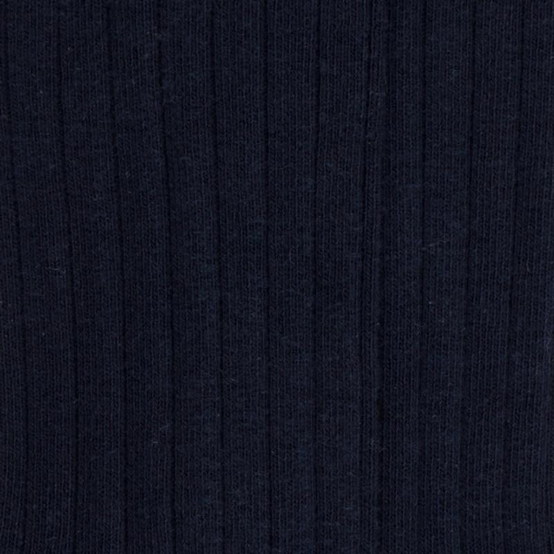 Doré Doré Chaussettes Enfants Côtelées En Coton Doux - Bleu Foncé