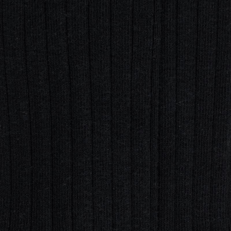 Doré Doré Chaussettes Enfants Côtelées En Coton Doux - Noir