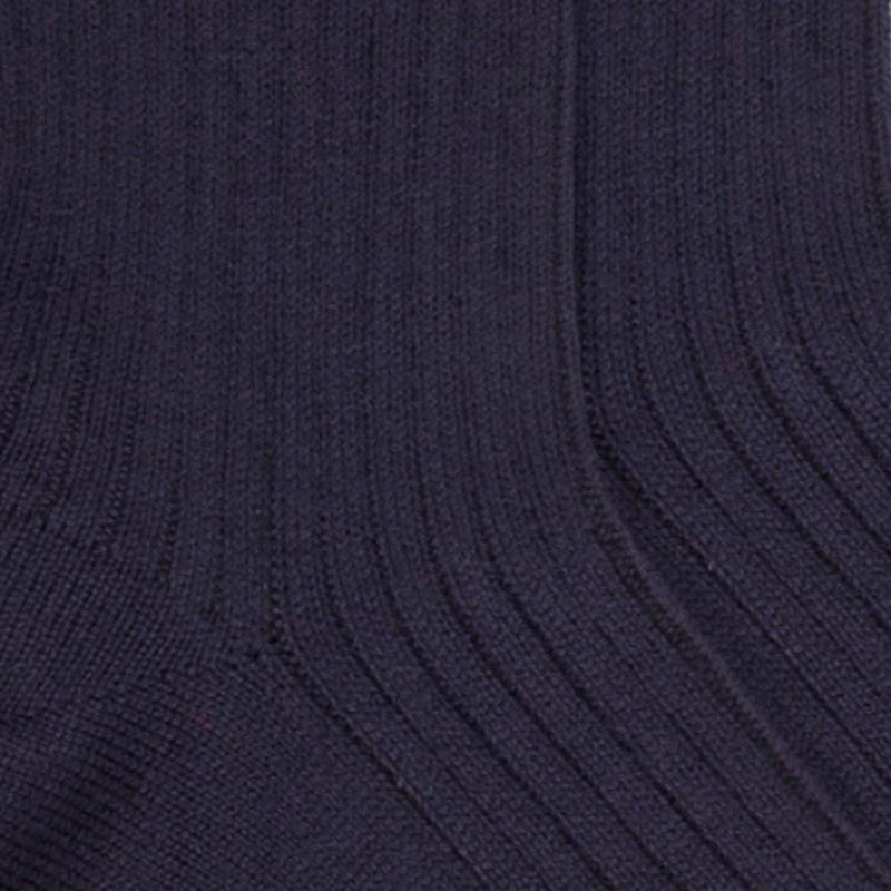 Doré Doré Chaussettes Enfants En Laine Mérinos - Bleu Marine