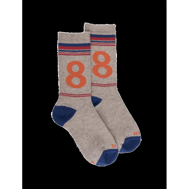 doré doré Chaussettes fantaisie en coton Numéro 8 - Beige