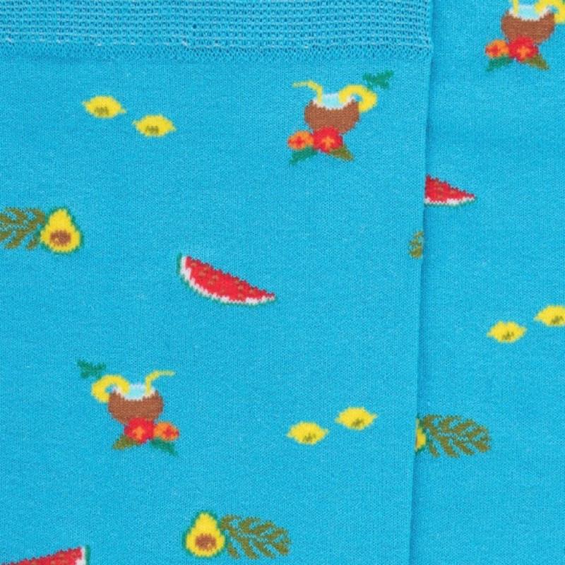 Doré Doré Chaussettes Fantaisie Homme Motif Cocktail