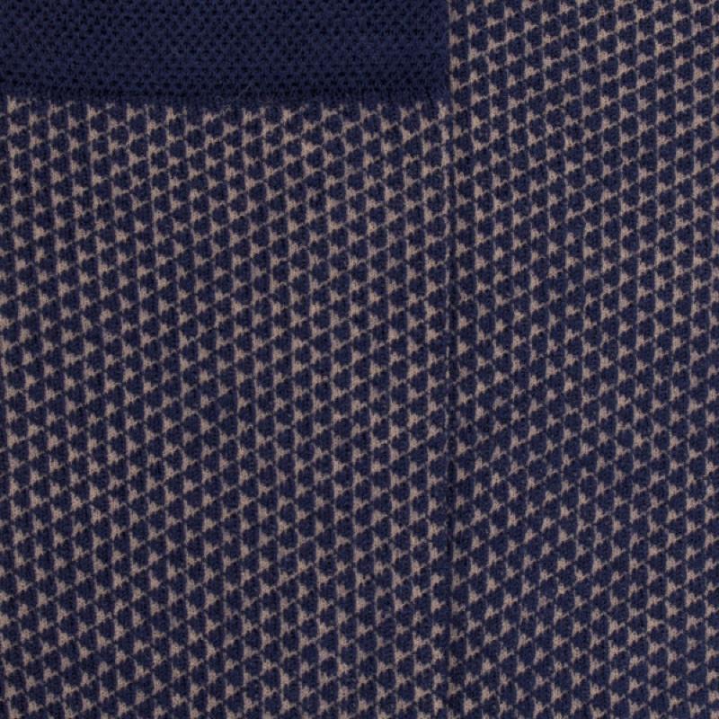 Doré Doré Chaussettes Fantaisie Motifs Triangles - Bleu