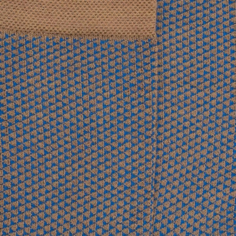 Doré Doré Chaussettes Fantaisie Motifs Triangles - Camel