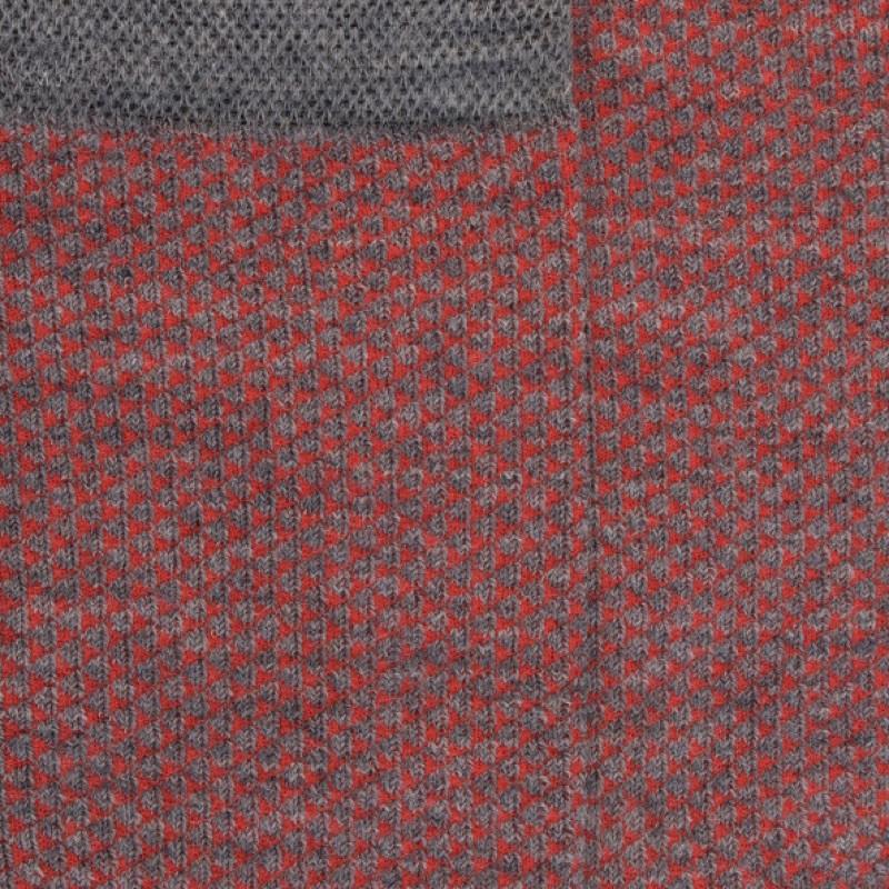 Doré Doré Chaussettes Fantaisie Motifs Triangles - Gris
