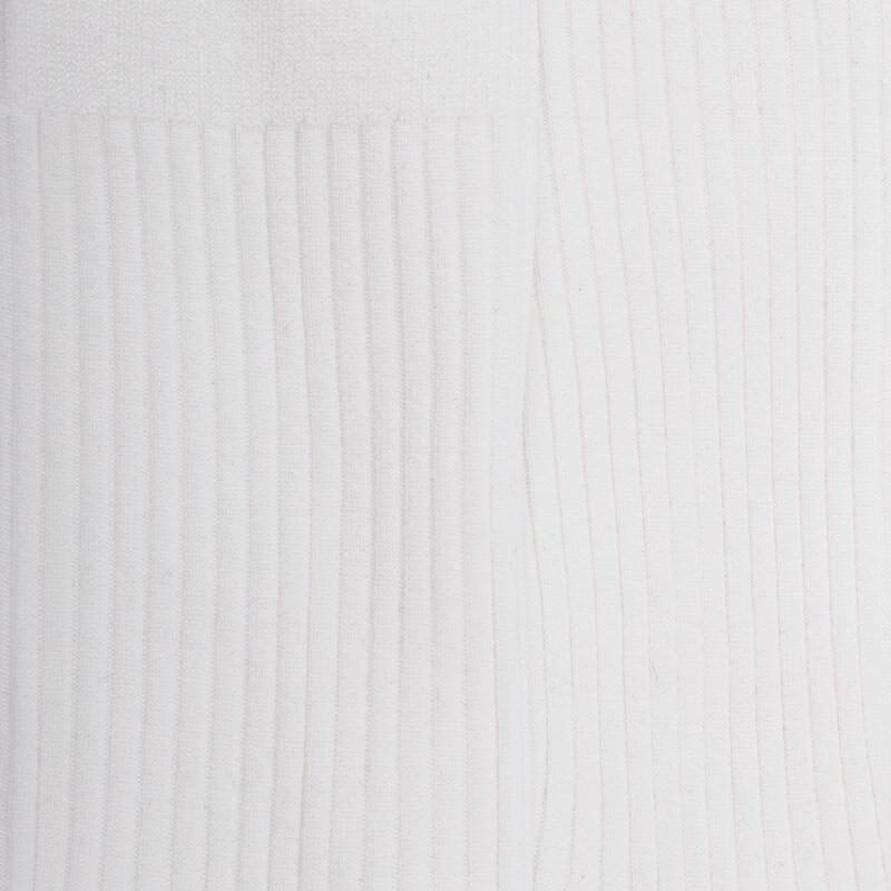 Doré Doré Chaussettes Femme à Côtes En Fil D'Écosse - Blanc