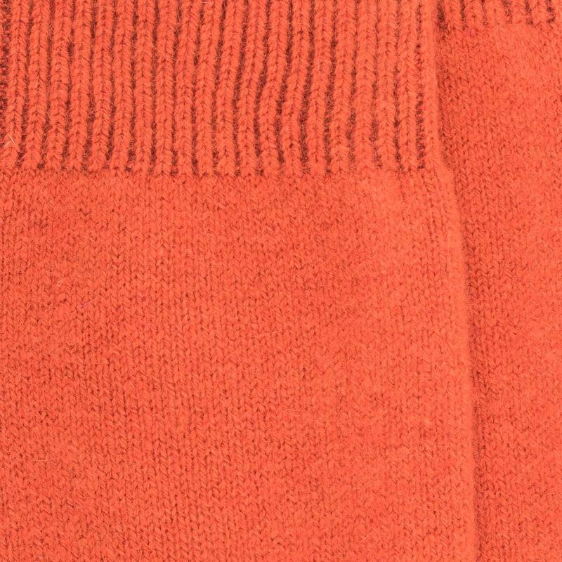 Doré Doré Chaussettes Femme En Laine Et Cachemire - Cuivre