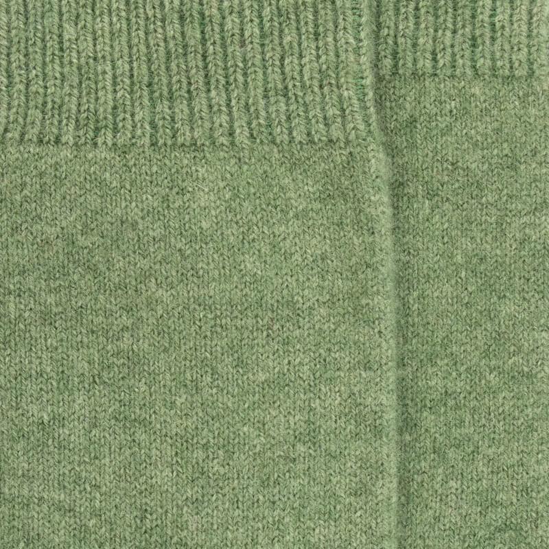 Doré Doré Chaussettes Femme En Laine Et Cachemire - Vert Tremble