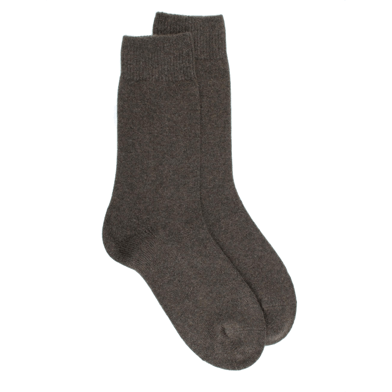 doré doré Chaussettes femme en laine et cachemire - Vert