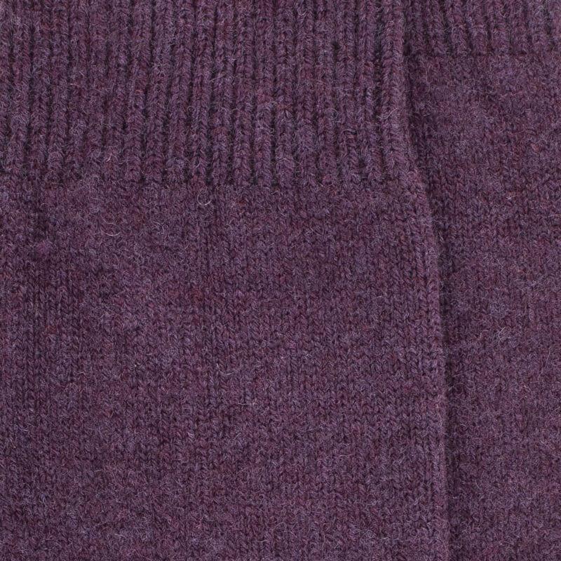 Doré Doré Chaussettes Femme En Laine Et Cachemire - Violet Mûrier