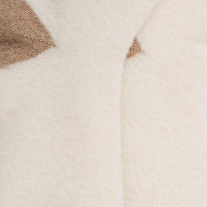 Doré Doré Chaussettes Femme En Laine Polaire - Écru & Beige Désert