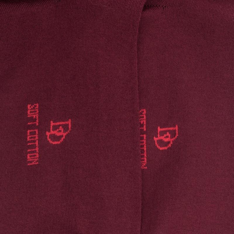 Doré Doré Chaussettes Femme Fines En Coton égyptien - Aubergine